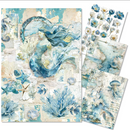 Ciao Bella Paper - Edge of the Ocean - A4 Mixed Media Rice Paper Set | MF008