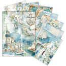 Ciao Bella Paper - Edge of the Ocean - A5 Mixed Media Rice Paper Set | MFS008