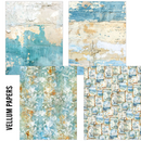Ciao Bella Paper - Edge of the Ocean - A5 Tissue and Vellum Variety Pack | MC008