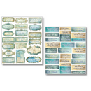Ciao Bella Paper - Edge of the Ocean - Mixed Media Sticker Set | MB012