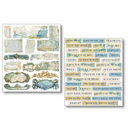 Ciao Bella Paper - Edge of the Ocean - Mixed Media Sticker Set | MB012