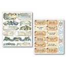 Ciao Bella Paper - Edge of the Ocean - Mixed Media Sticker Set | MB012