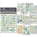 Ciao Bella Paper - Edge of the Ocean - Mixed Media Sticker Set | MB012