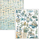 Ciao Bella Paper - Edge of the Ocean - Mixed Media book | MA008