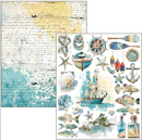 Ciao Bella Paper - Edge of the Ocean - Mixed Media book | MA008