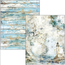 Ciao Bella Paper - Edge of the Ocean - Mixed Media book | MA008