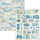 Ciao Bella Paper - Edge of the Ocean - Mixed Media book | MA008