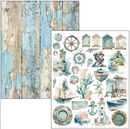 Ciao Bella Paper - Edge of the Ocean - Mixed Media book | MA008