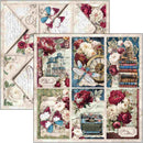 Ciao Bella Bohemian Burgundy 12x12 Paper Pad Double-Sided | CBPM099