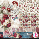 Ciao Bella Bohemian Burgundy 12x12 Patterns Pad Double-Sided | CBT099