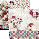 Ciao Bella Bohemian Burgundy 12x12 Patterns Pad Double-Sided | CBT099
