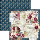 Ciao Bella Bohemian Burgundy 12x12 Patterns Pad Double-Sided | CBT099
