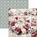 Ciao Bella Bohemian Burgundy 8x8 Paper Pad Double-Sided | CBH099