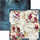 Ciao Bella Bohemian Burgundy 8x8 Paper Pad Double-Sided | CBH099