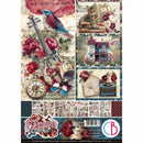 Ciao Bella Bohemian Burgundy A4 Creative Pad Double-Sided | CBCL099