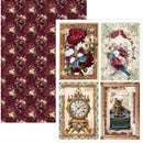 Ciao Bella Bohemian Burgundy A4 Creative Pad Double-Sided | CBCL099