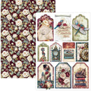 Ciao Bella Bohemian Burgundy A4 Creative Pad Double-Sided | CBCL099