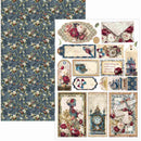 Ciao Bella Bohemian Burgundy A4 Creative Pad Double-Sided | CBCL099