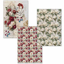 Ciao Bella Paper Bohemian Burgundy A4 Deluxe Paper & Vellum Dual Pack | CBX012