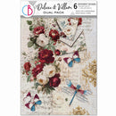 Ciao Bella Paper Bohemian Burgundy A4 Deluxe Paper & Vellum Dual Pack | CBX012