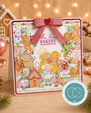 Craft Consortium Gingerbread Party Made With Love Clear Stamp Set | CCLSTMP011
