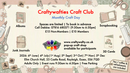 Craftywafties Craft Club - 7th November 2026