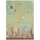 Stamperia - A New Beginning - A4 Rice paper packed - Skyline | SPDFSA41109