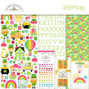 Doodlebug Essentials 12x12 Page Kit (6 Sheets + Embellishments) | 9049