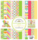 Doodlebug Lucky Me 12x12 Double-Sided Paper Pack (12) | 9046