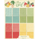 Graphic 45 Patterns & Solids Pack 8.5x11 – Slice of Life | 4503231