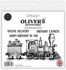Oliver's Adventures - Birthday Express - Clear Photopolymer Stamp Set by Craft Consortium