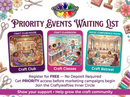 Priority Craft Events Waiting List