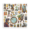 Stamperia - A New Beginning - Scrapbooking Pad 10 sheets (12"x12") | SPSBBL184