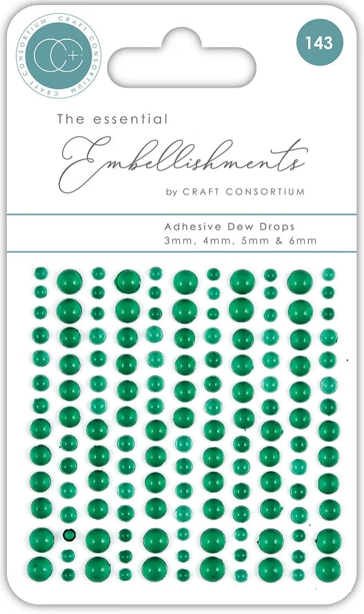 The Essential Embellishments Adhesive Dew Drops by Craft Consortium