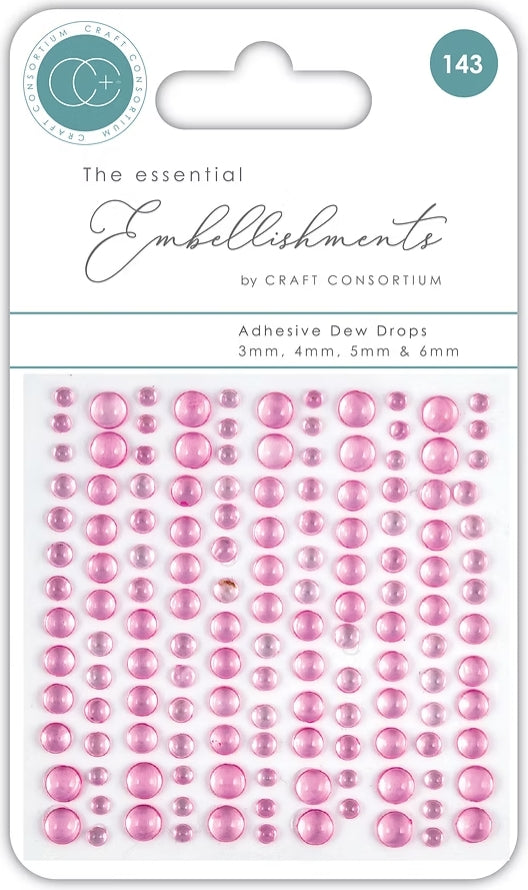 The Essential Embellishments Adhesive Dew Drops by Craft Consortium