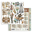 Stamperia 12x12 Double Sided Scrapbooking Pad – Symphony | SPSBBL188