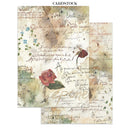 Stamperia Flowers and Poems Junk Journal Focus Points | A5 | SBJKS10