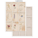Stamperia Flowers and Poems Junk Journal Focus Points | A5 | SBJKS10