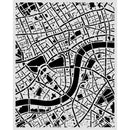 Stamperia Our Way Street Map Stencil 20x25cm | KSTD225