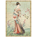 Stamperia A6 Mini Rice Paper Selection – Oriental Garden | SPDFSA6X08