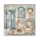 Stamperia White Christmas 12x12 Single Faced Scrapbooking Pad SBBXLB39