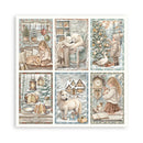 Stamperia White Christmas 12x12 Single Faced Scrapbooking Pad SBBXLB39