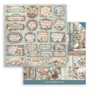 Stamperia White Christmas 8x8 Double Sided Scrapbooking Pad | SBBS146