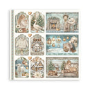 Stamperia White Christmas 8x8 Single Faced Scrapbooking Pad | SBBSXB27