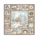 Stamperia White Christmas 8x8 Single Faced Scrapbooking Pad | SBBSXB27