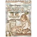 Stamperia White Christmas A6 Mini Rice Paper – 8 Sheets | SPDFSA6X10