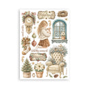 Stamperia White Christmas Washi Pad | SBW36