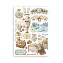 Stamperia White Christmas Washi Pad | SBW36