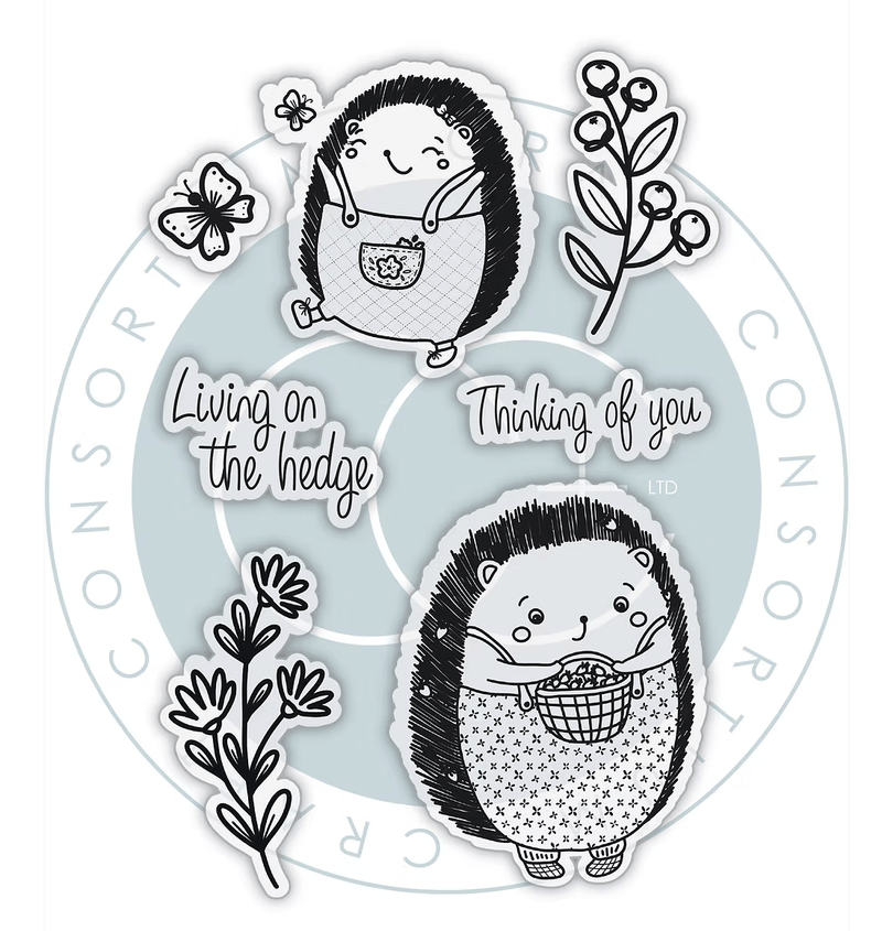 Amongst the Hedgerow - Hedge - Clear Photopolymer Stamp Set by Craft Consortium - Craftywaftyshop