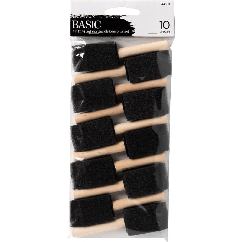 Apple Barrel Foam Brush Lolly x10 piece - Craftywaftyshop
